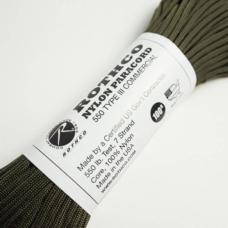 ROTHCO（ロスコ） ROTHCO 550ポンド タイプ3 コマーシャル パラコード