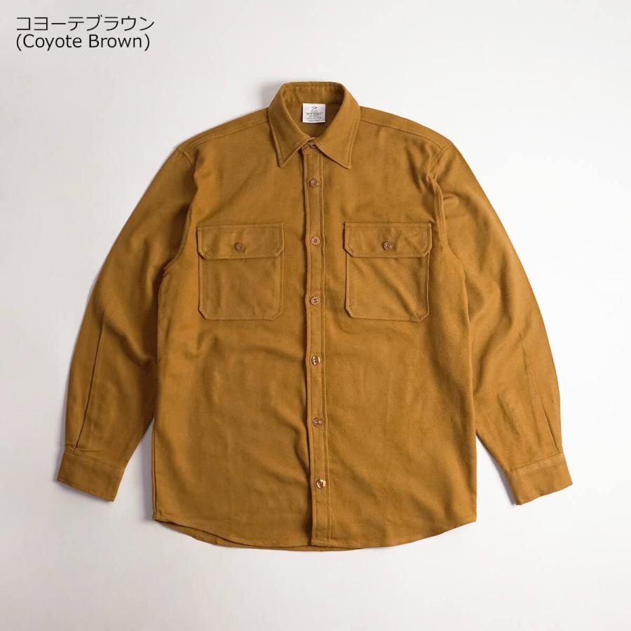 ロスコ　フラネンルシャツ　ブラウン　3XL ロスコフラネンルシャツブラウン3XL