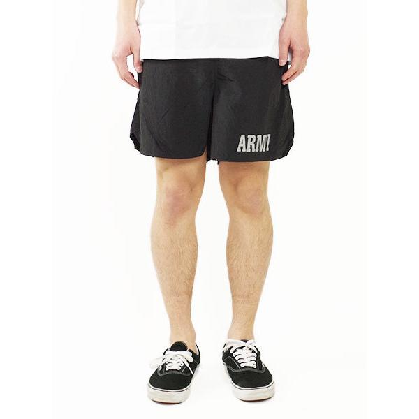 ロスコ ROTHCO フィジカルトレーニング アーミーショーツ ブラック PHYSICAL TRAINING ARMY SHORTS ナイロンショーツ 水着 海パン｜jalana｜03