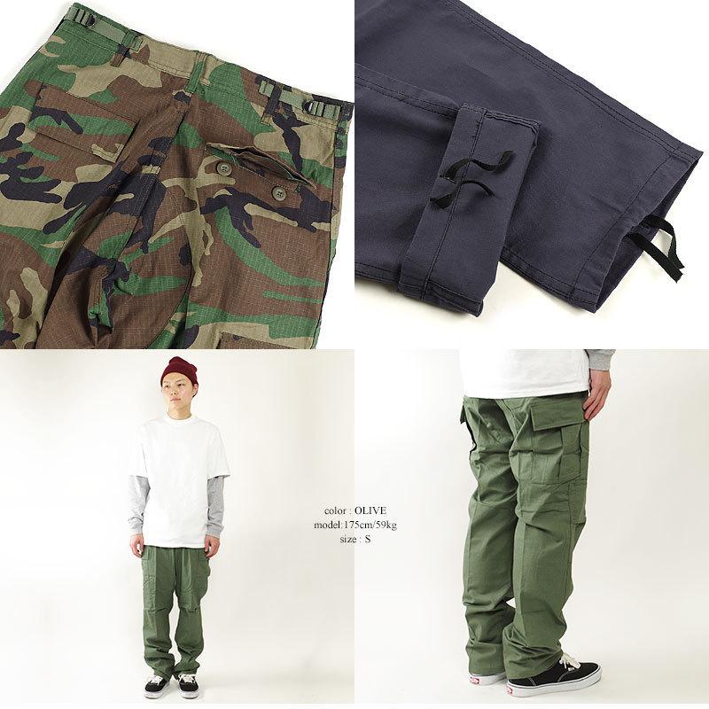 ROTHCO ロスコ カーゴパンツ リップストップ コットン BDUパンツ ROTHCO ロスコ カーゴパンツ リップストップ コットン BDUパンツ