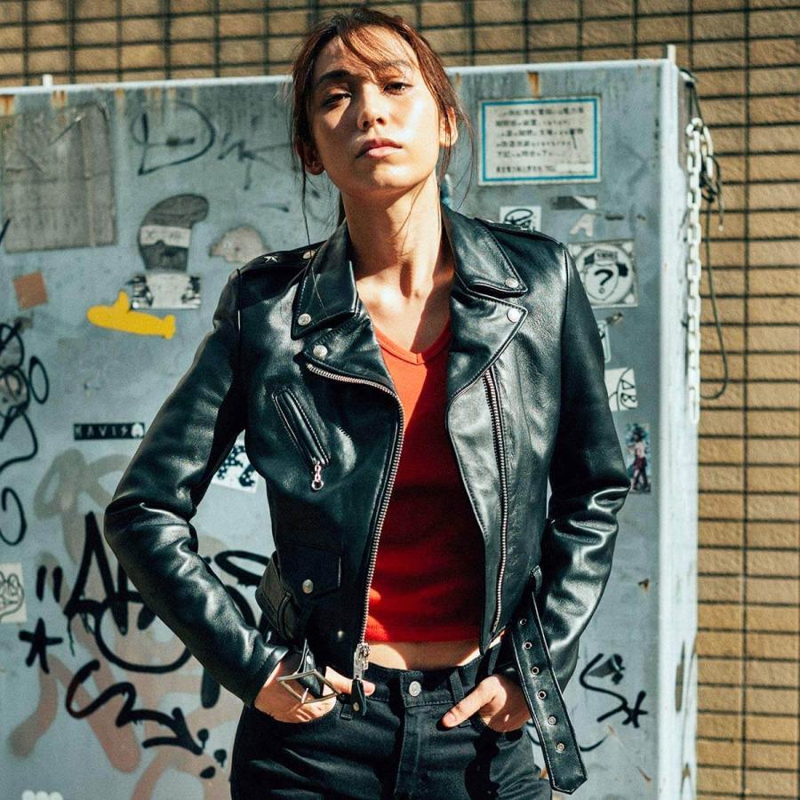 ショット Schott 218w ラムレザー ワンスター レディース ダブルライダース ブラック女性用 アメリカ製 米国製 Schott 218w Blk Jalana ジャラーナ 通販 Yahoo ショッピング
