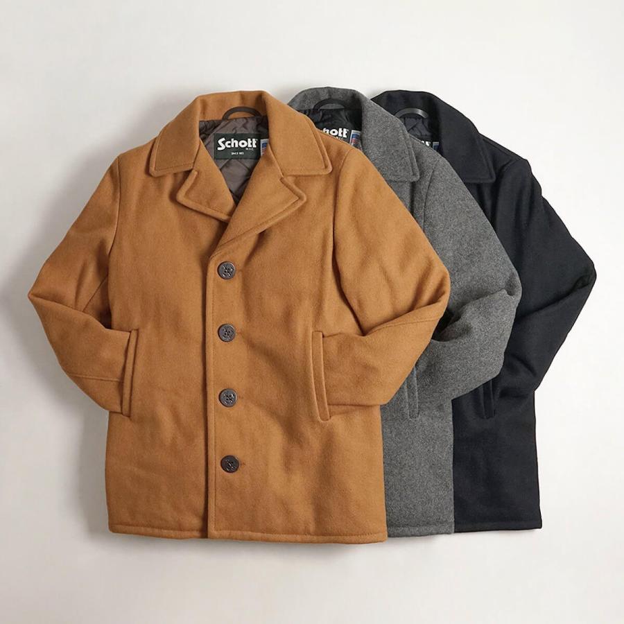 ショット Schott 当店別注 756tg メンズ ウール シングル ピーコート Us製 アメリカ製 米国製 防寒 Pea Coat Pコート 男性 Schtt 756tg 27 上野アメ横 Jalana 通販 Yahoo ショッピング