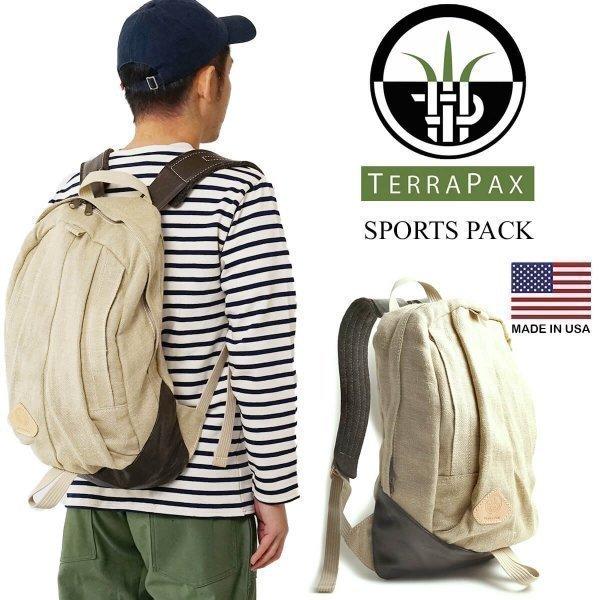 テラパックス Terra Pax スポーツパック メンズ レディース アメリカ製 米国製 ヘンプ 麻 レザー Sport Pack デイパック リュック バックパック Trrapks Sptpack Jalana ジャラーナ 通販 Yahoo ショッピング