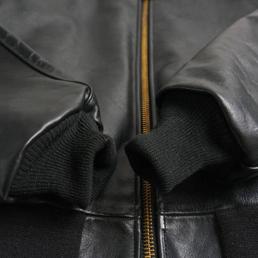 当店の記念日 未使用 Vanson leather STAR レザー ジャケット 黒