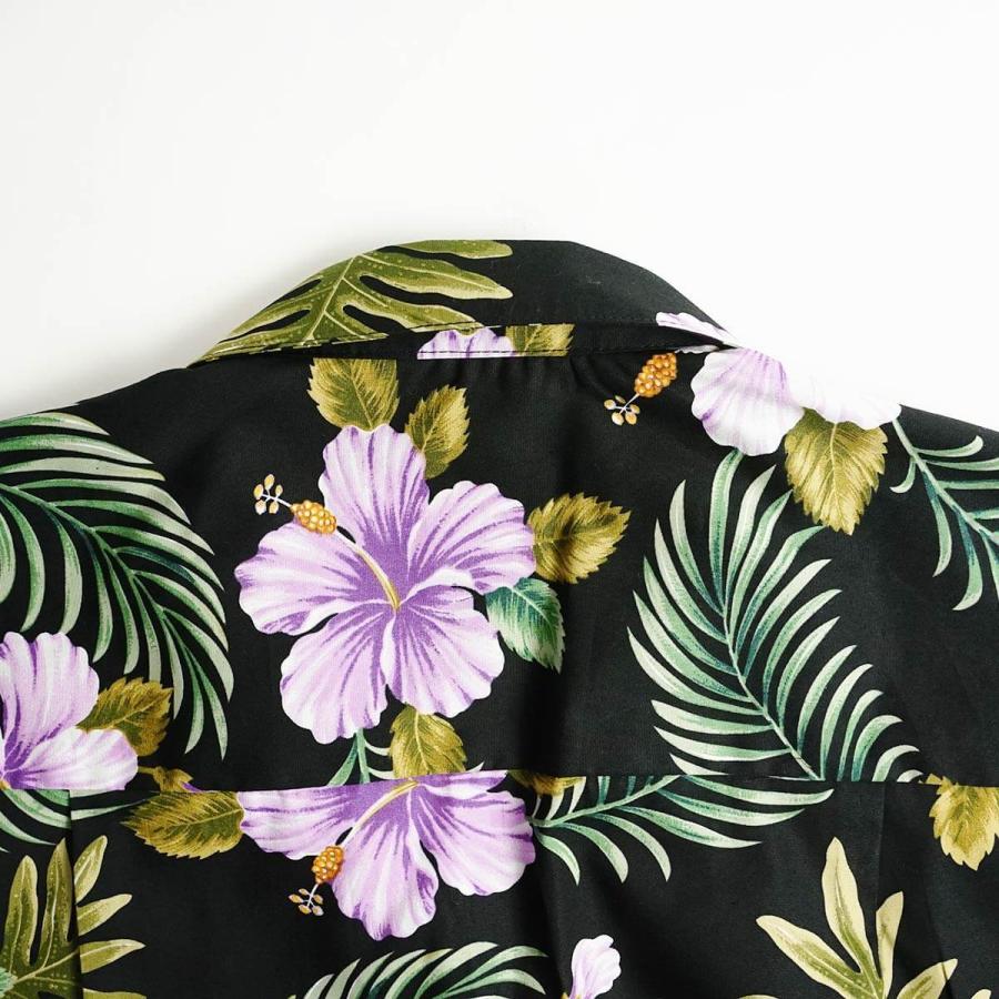 WAIMEA CASUALS ワイメアカジュアル アロハシャツ ハイビスカス