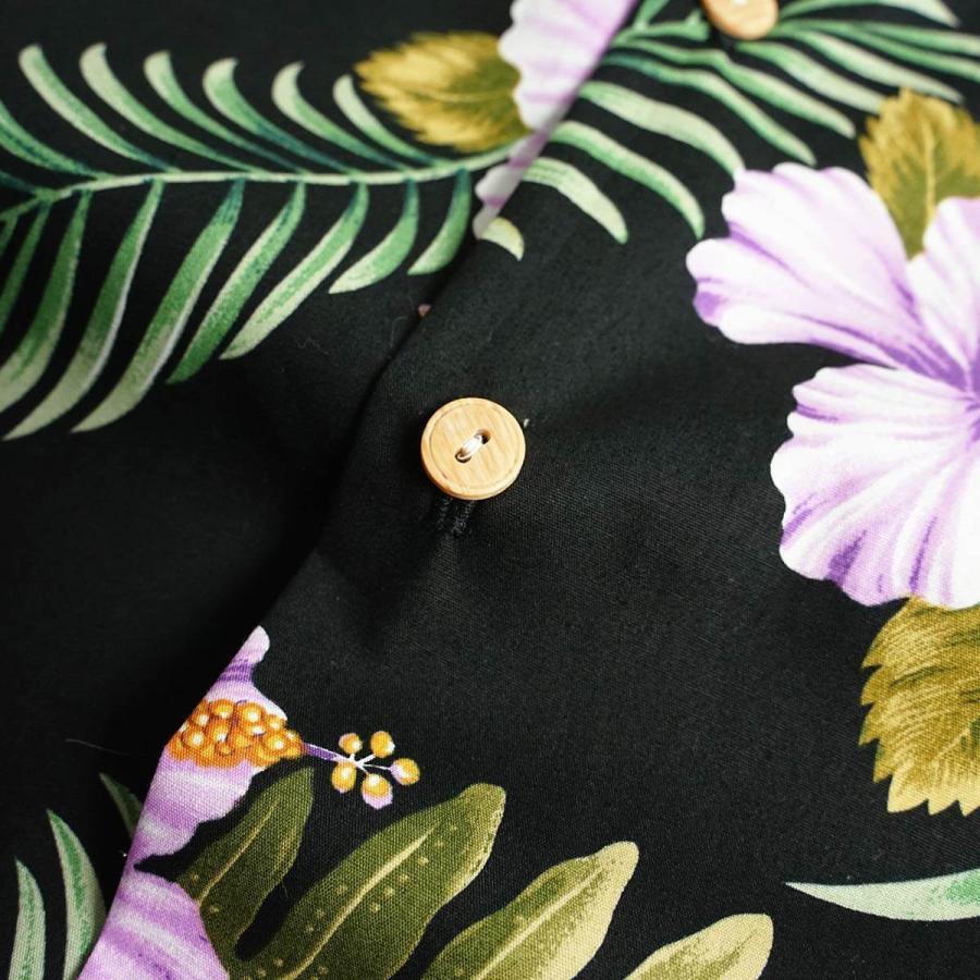 WAIMEA CASUALS ワイメアカジュアル アロハシャツ ハイビスカス