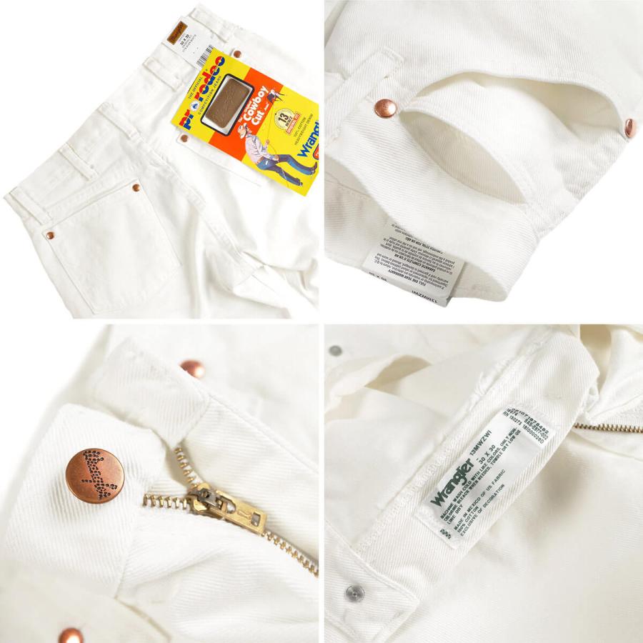 Wrangler ラングラー 13MWZ カウボーイカットジーン ホワイト