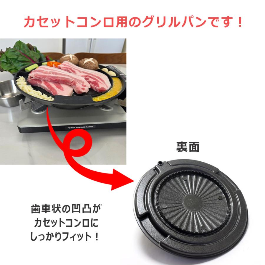 焼肉 プレート 鉄板 サムギョプサル キャンプ 仕切り付き 斜め