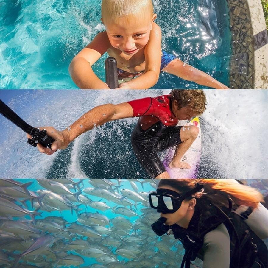 GoPro ゴープロ ゴープロ7 アクセサリー HERO7 HERO6 HERO5 専用 両面 保護フィルム レンズカバー セット 自撮り棒 ポイント消化 送料無料 アクセ 5 6 7 説明書 | GoPro | 09