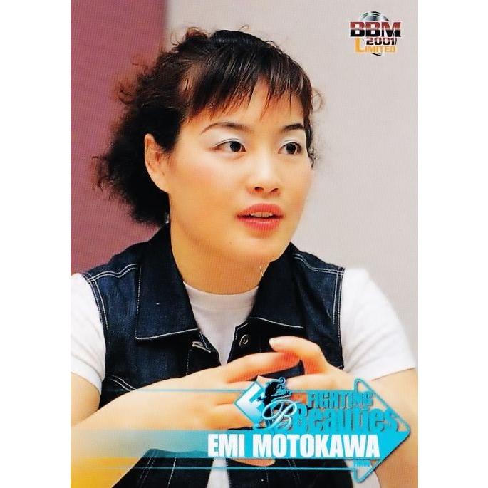 83 【元川恵美】BBM 2001 女子プロレスカード FIGHTING BEAUTIES