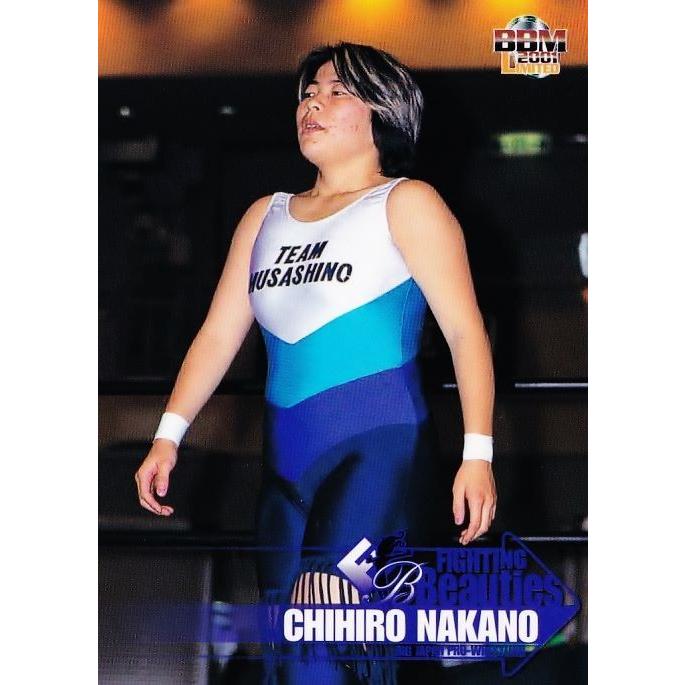 86 【中野知陽呂】BBM 2001 女子プロレスカード FIGHTING BEAUTIES