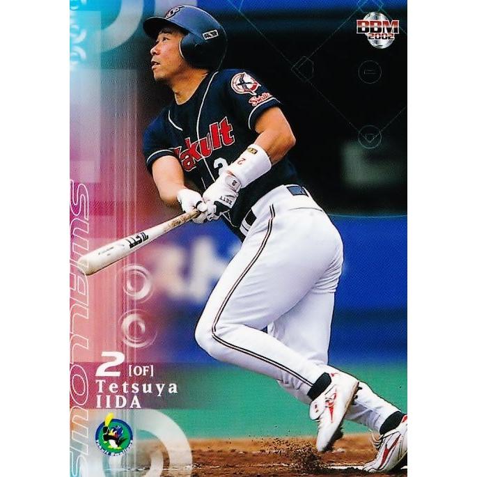 20 【飯田哲也/ヤクルトスワローズ】2002 BBM ベースボールカード 1st 