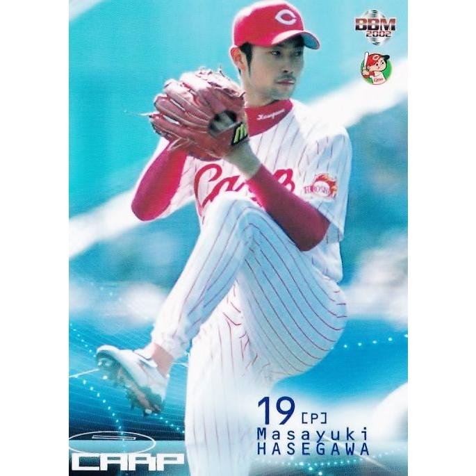 535 【長谷川昌幸/広島東洋カープ】2002 BBM ベースボールカード 2nd