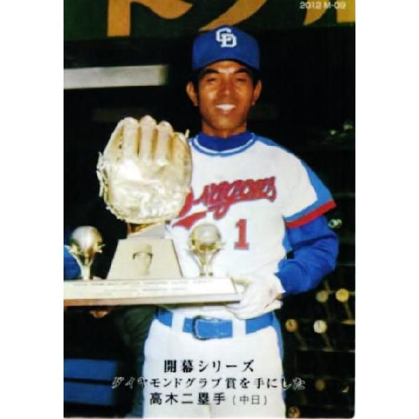 M-09 【高木守道/中日ドラゴンズ(1975年 No.724)】カルビー 2012プロ