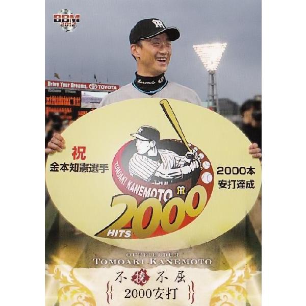 12 【2000安打(阪神タイガース)】BBM 金本知憲メモリアルカードセット