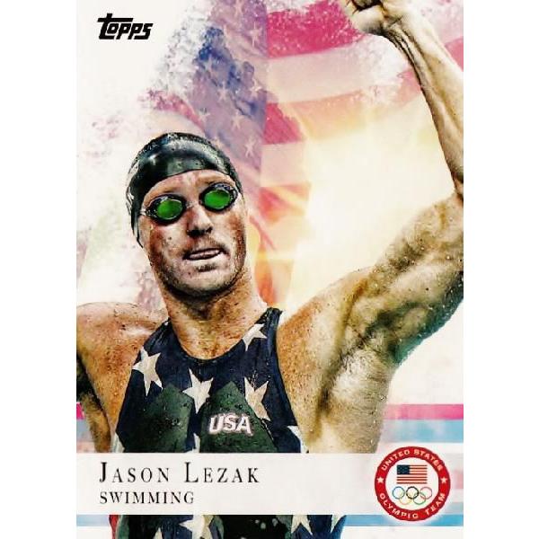 TOPPS 2012 U.S. OLYMPIC TEAM 【2012 アメリカオリンピックチーム オフィシャルカード】 レギュラー 31 Jason Lezak ジェイソン・レザック (Swimming)｜jambalaya