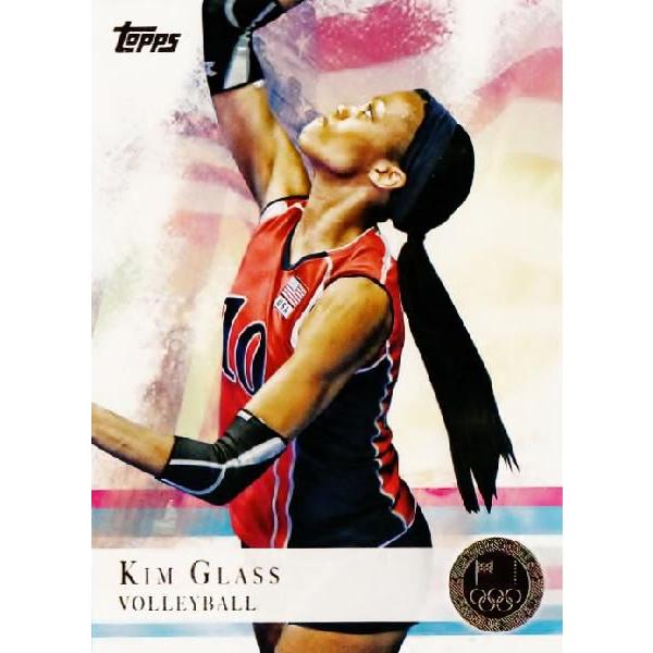 TOPPS 2012 U.S. OLYMPIC TEAM 【2012 アメリカオリンピックチーム オフィシャルカード】 レギュラーゴールドパラレル 35 Kim Glass (Volleyball)｜jambalaya