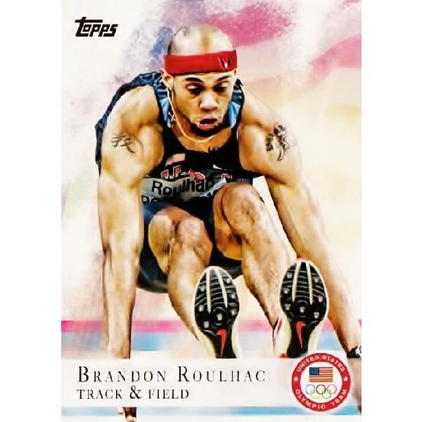 TOPPS 2012 U.S. OLYMPIC TEAM 【2012 アメリカオリンピックチーム オフィシャルカード】 レギュラー 97 Brandon Roulhac (Track & Field)｜jambalaya