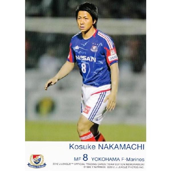 Jカード TEメモラビリア 横浜Fマリノス 2012 レギュラー YM08 中町公祐