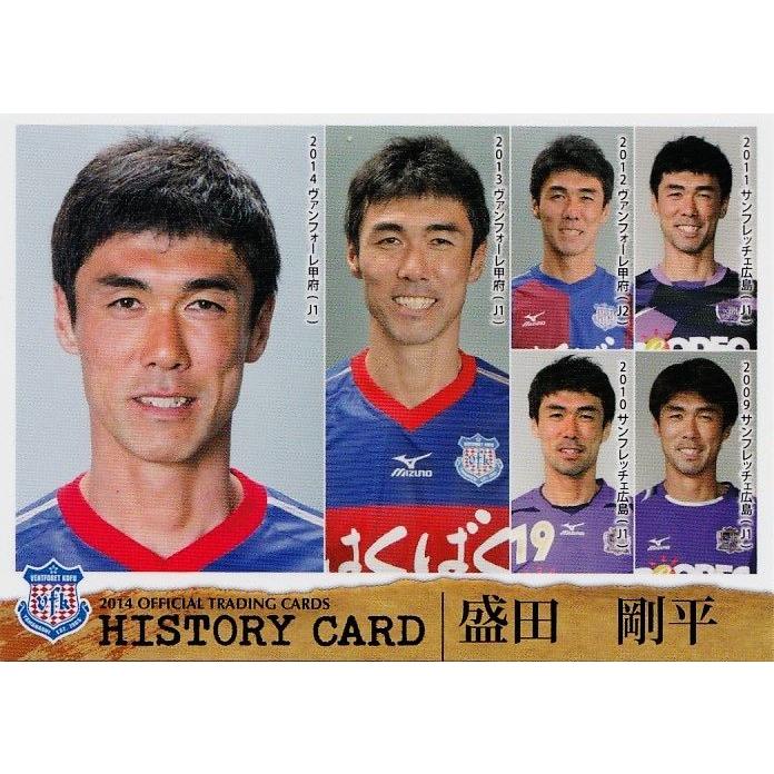 クラブ発行】2014 ヴァンフォーレ甲府 オフィシャルカード レギュラー