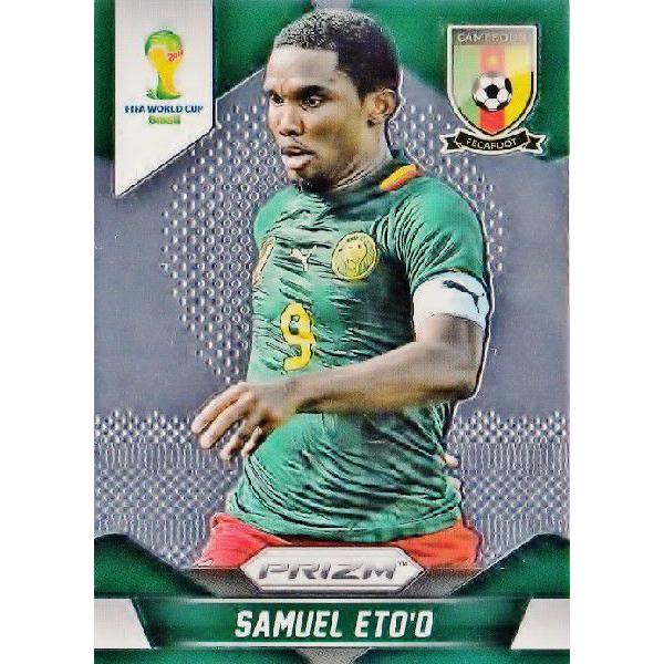 2014Panini Prizm ＦＩＦＡ World Cup Soccer レギュラー 040 Samuel Eto'o サミュエル・エトー (カメルーン)｜jambalaya