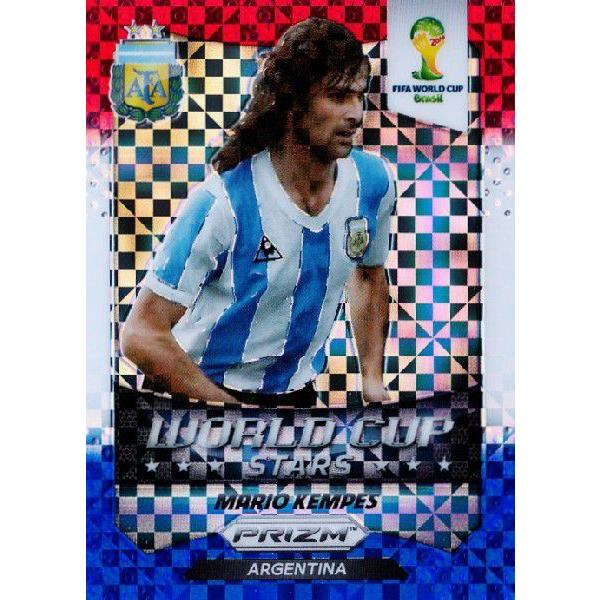 2014Panini Prizm ＦＩＦＡ World Cup Soccer 【World Cup Stars/Power Plaid Prizms】 43 Mario Kempes マリオ・ケンペス (アルゼンチン)｜jambalaya