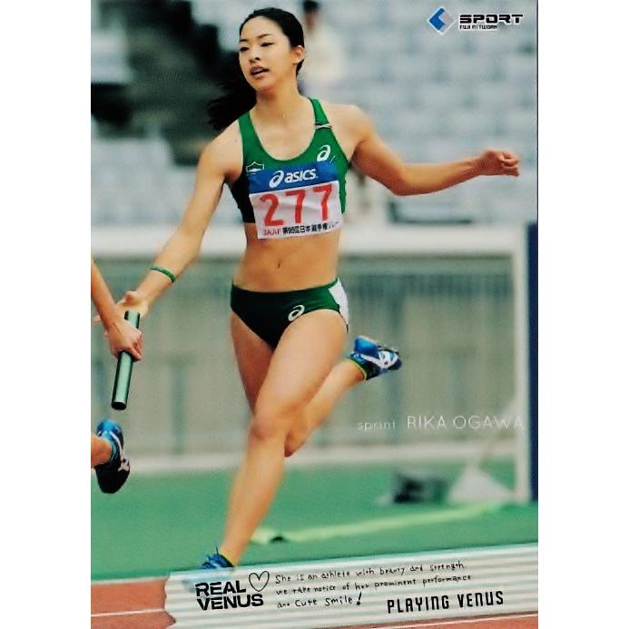 BBM リアルヴィーナス2014 レギュラー 35 小川梨花 (陸上短距離