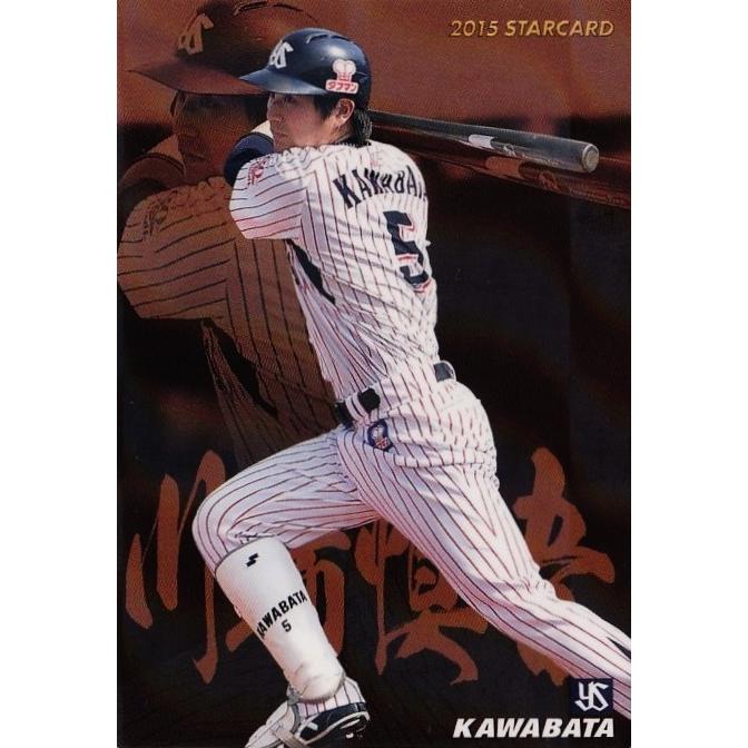 NPBバット　川端慎吾　実使用レア S-47 川端慎吾 (東京ヤクルトスワローズ)】カルビー 2015プロ野球