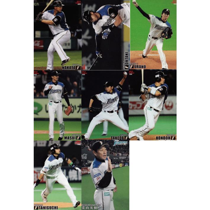 北海道日本ハムファイターズ 全9種】カルビー 2015プロ野球チップス第2