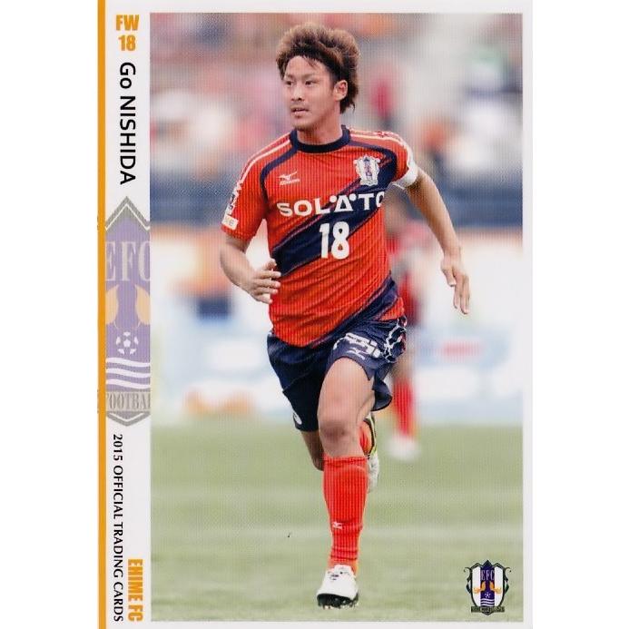愛媛FCユニフォーム2015 クラブ発行】2015 愛媛FC オフィシャルカード レギュラー EH16 西田剛