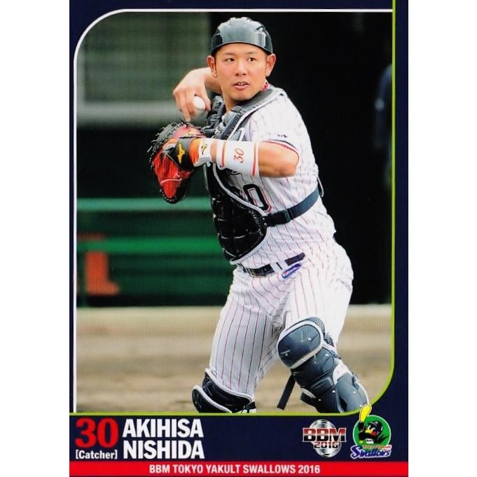 37 【西田明央】BBM 東京ヤクルトスワローズ 2016 レギュラー