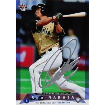 384 【中田翔/北海道日本ハムファイターズ】2017BBMベースボールカード 