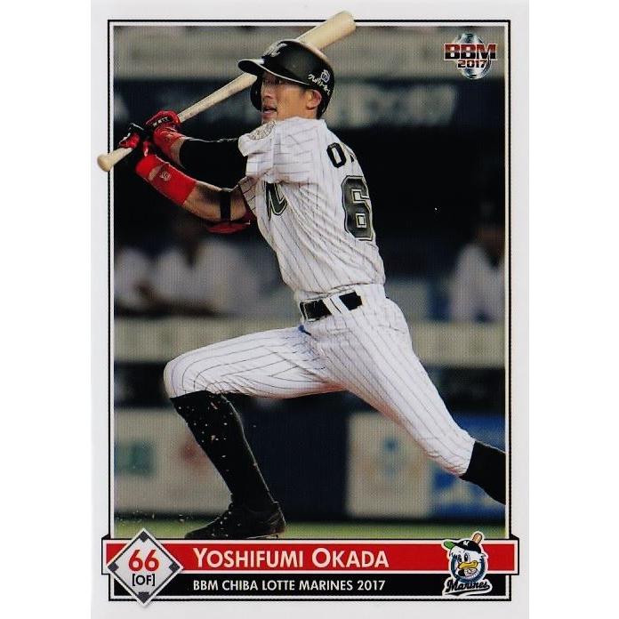 67 【岡田幸文】BBM 千葉ロッテマリーンズ 2017 レギュラー : スポーツ
