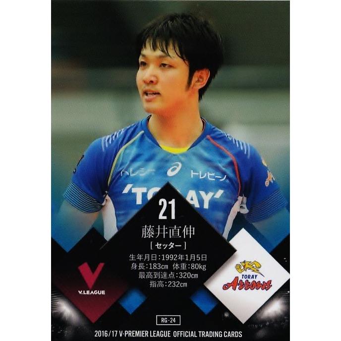 24 【梅野聡/藤井直伸 (東レ・アローズ)】2016-17V・プレミアリーグ