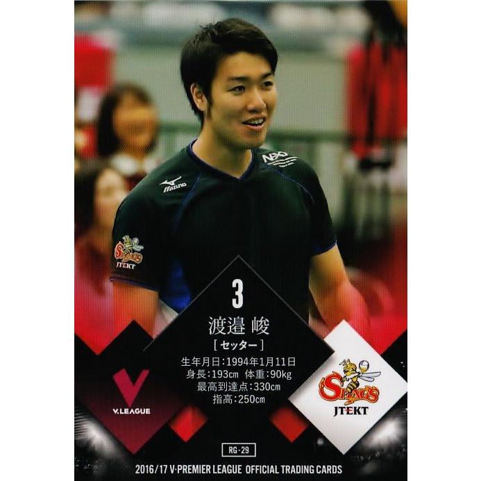 29 【渡邉峻/久保山尚 (ジェイテクトSTINGS)】2016-17V・プレミア