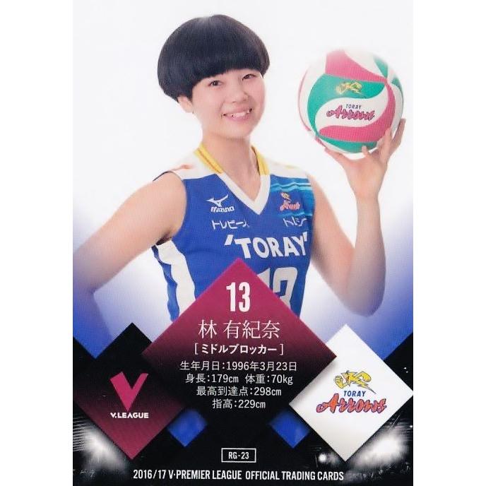 23 【迫田さおり/林有紀奈 (東レアローズ)】2016-17V・プレミアリーグ
