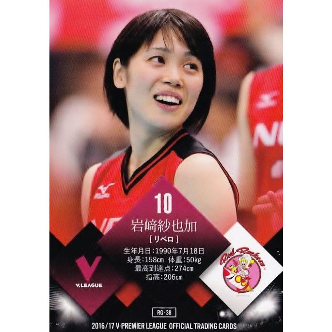 38 【岩崎紗也加 (NECレッドロケッツ)】2016-17V・プレミアリーグ女子