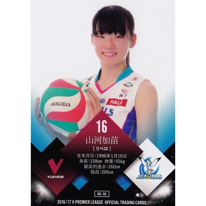 56 【山河加苗/菱川文香 (岡山シーガルズ)】2016-17V・プレミアリーグ