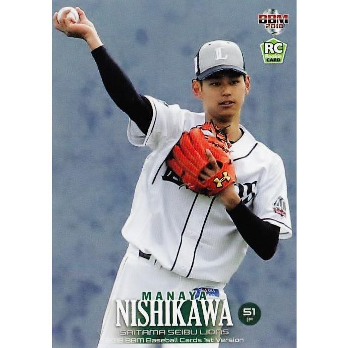 50 【西川愛也(ROOKIE)/埼玉西武ライオンズ】2018BBMベースボール