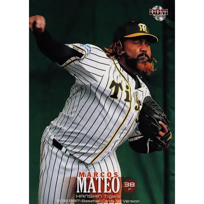 195 【マテオ/阪神タイガース】2018BBMベースボールカード 1st