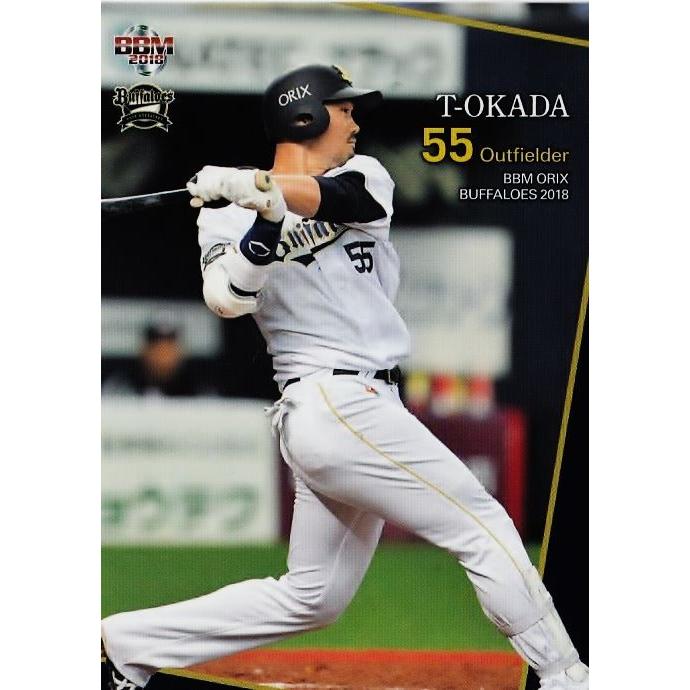 64 【T-岡田】BBM オリックス・バファローズ2018 レギュラー : 18bu 