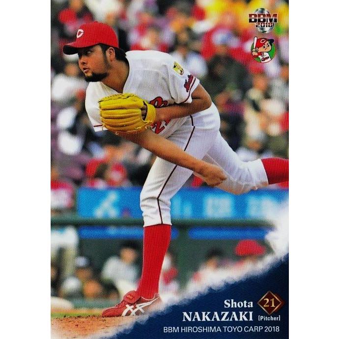10 【中崎翔太】BBM 広島東洋カープ2018 レギュラー : スポーツカード