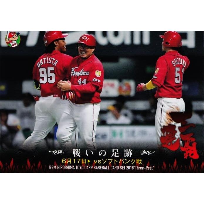 33 【松山竜平/バティスタ】BBM2018 広島東洋カープ「三連覇