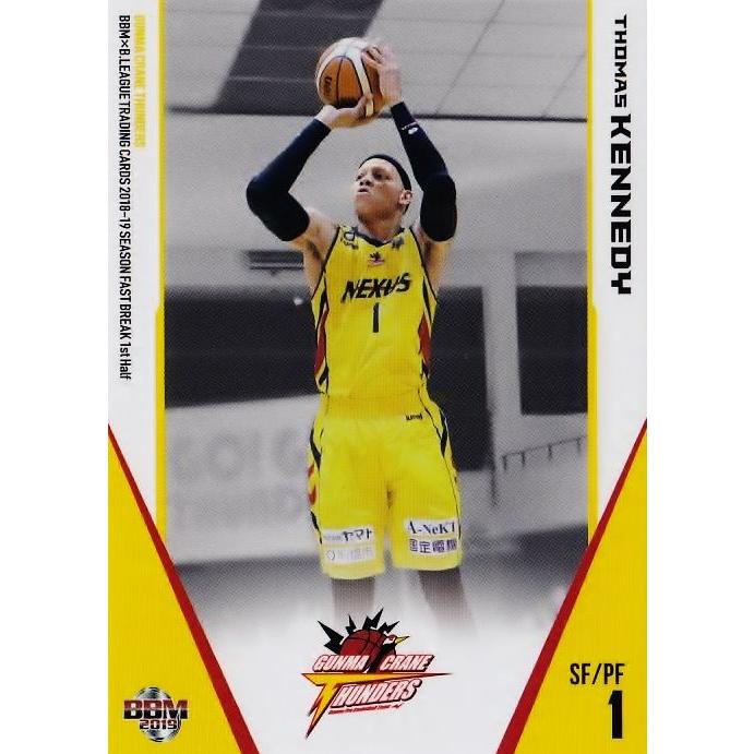 78 【トーマス・ケネディ/群馬クレインサンダーズ】BBM2019 B