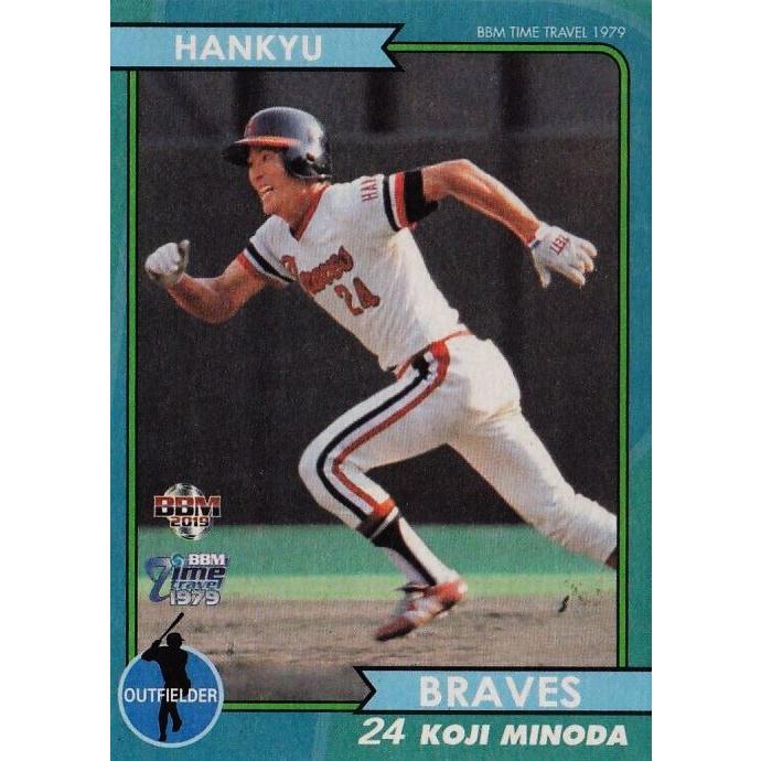 BBM2019タイムトラベル1979山本浩二サインカード