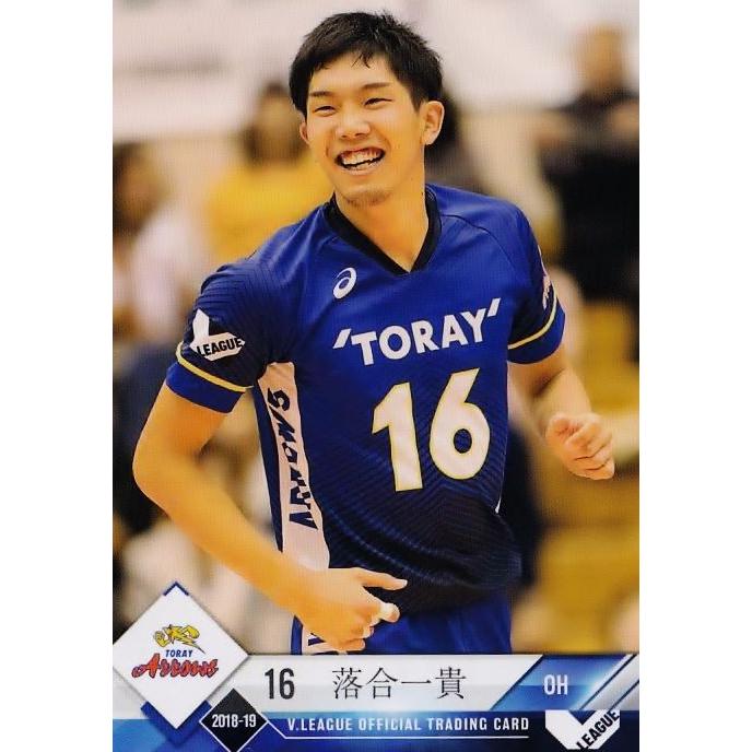 13 【落合一貴/東レ・アローズ】2018-19 V・プレミアリーグ男子公式