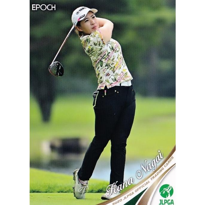 34 【永井花奈】エポック 2020 日本女子プロゴルフ協会オフィシャルカード レギュラー｜jambalaya