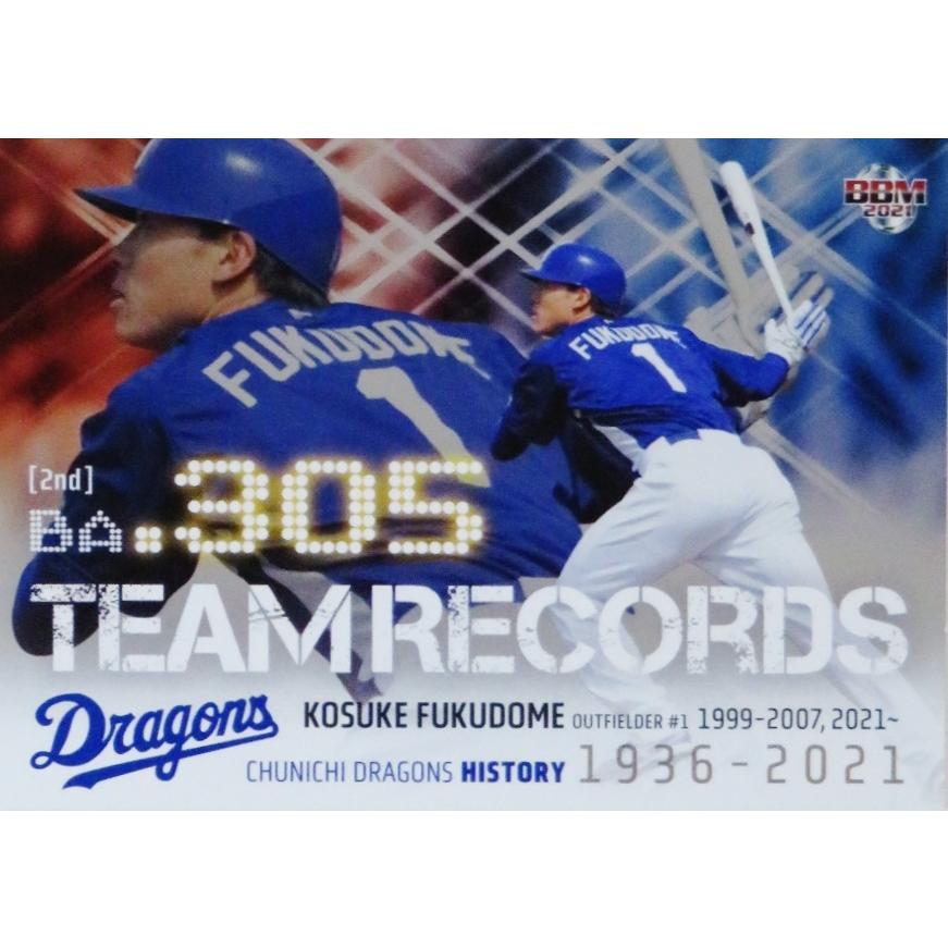 中日ドラゴンズ　福留孝介　リストバンド　希少　未開封　メジャー挑戦前 TR6【福留孝介】2021 BBM 中日ドラゴンズヒストリー 1936-2021