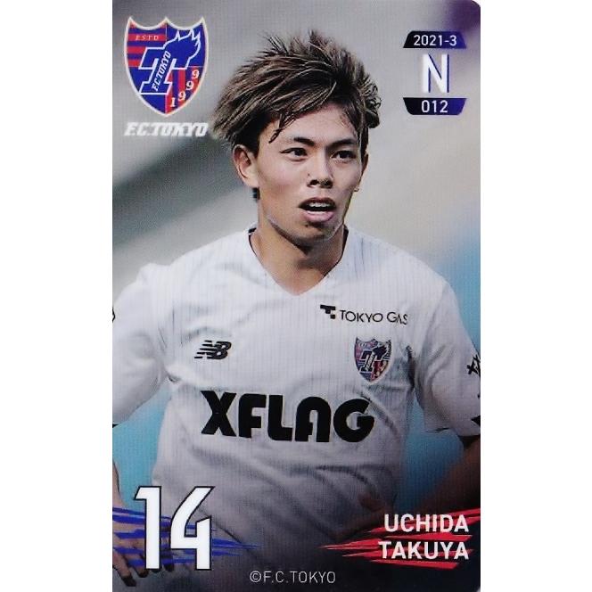 12 【内田宅哉】2021 FC東京 オンサイトカード 第3弾 レギュラー