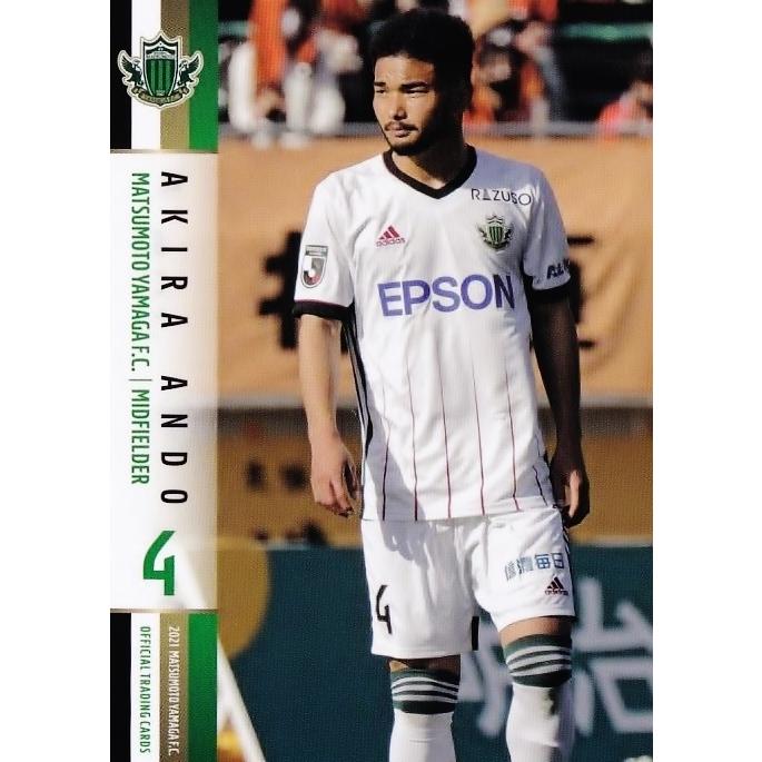 4 【安東輝】[クラブ発行]2021 松本山雅FC オフィシャルカード 